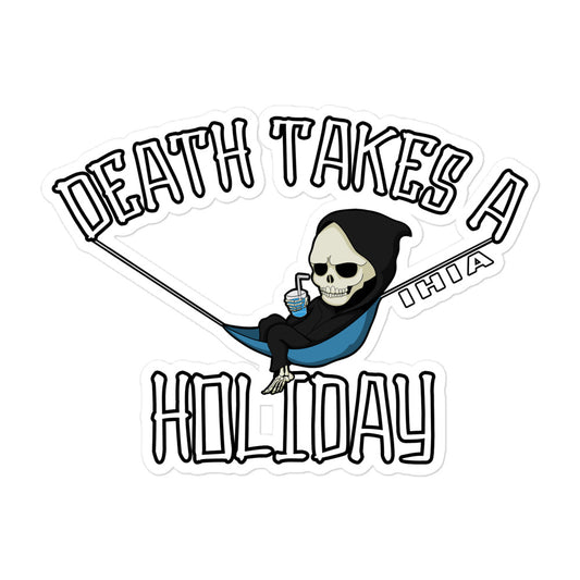 Death Takes a Holiday Bubble-free stickers